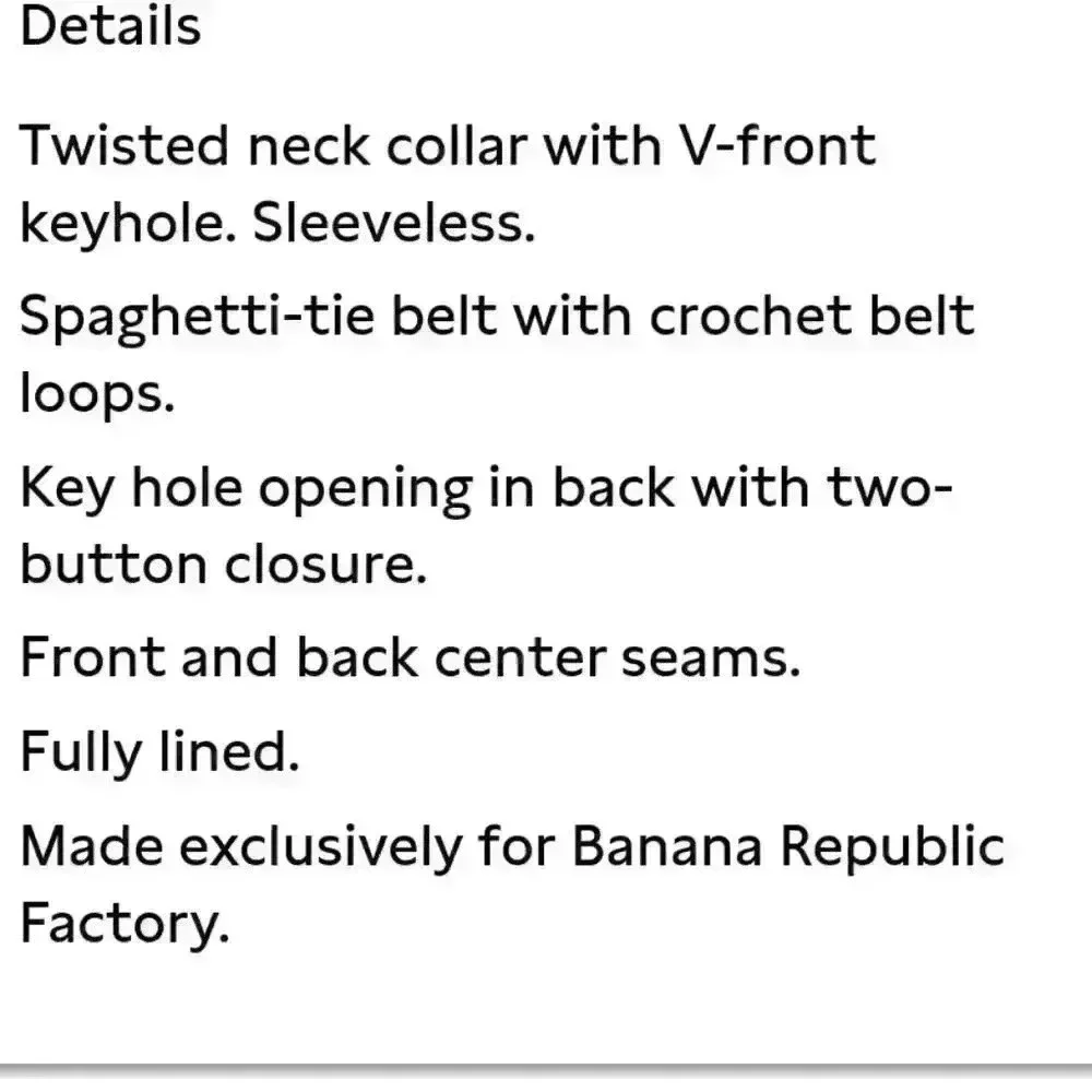 Banana Republic Twist-Neck Satin Dress - Picture 11 of 12